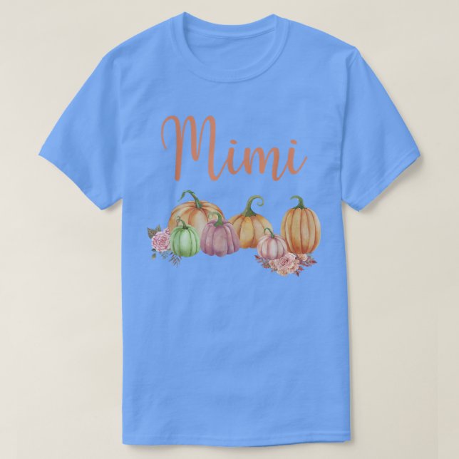 Mimi of Little Pumpkin First Birthday Autumn Pumpk T Shirt (Design framsida)