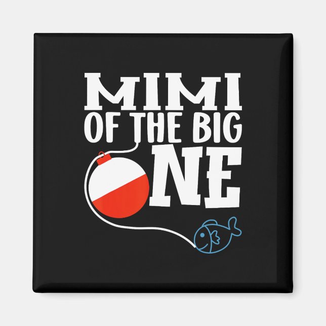 Mimi of the Big One FishBoy First Birthday Ofi Magnet (Framsidan)
