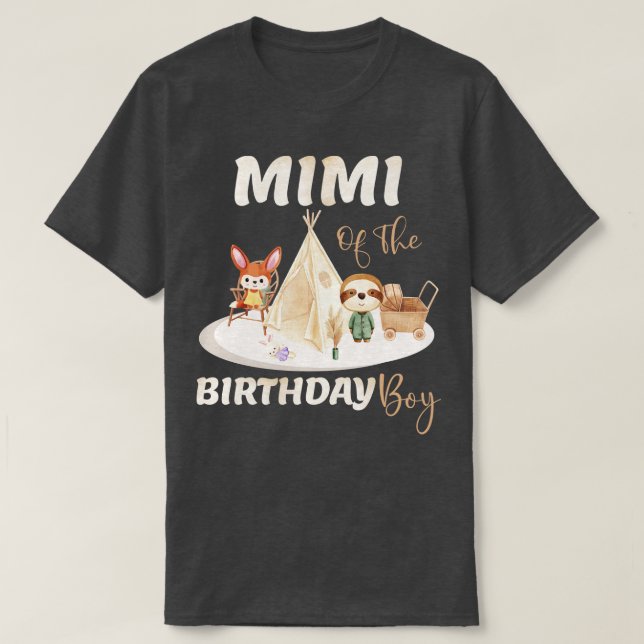 Mimi of the Birthday Boy T Shirt (Design framsida)