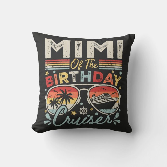 Mimi of the Birthday Cruiser Vacation Kudde (Framsida)