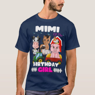 Mimi of the Birthday Girl Barnyard Boskap T Shirt