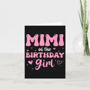Mimi of the Birthday Rosa Girl Matching Family T Kort