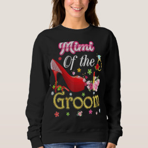 Mimi of the Groom Lycklig Bröllop Flower Rosa Shoe T Shirt