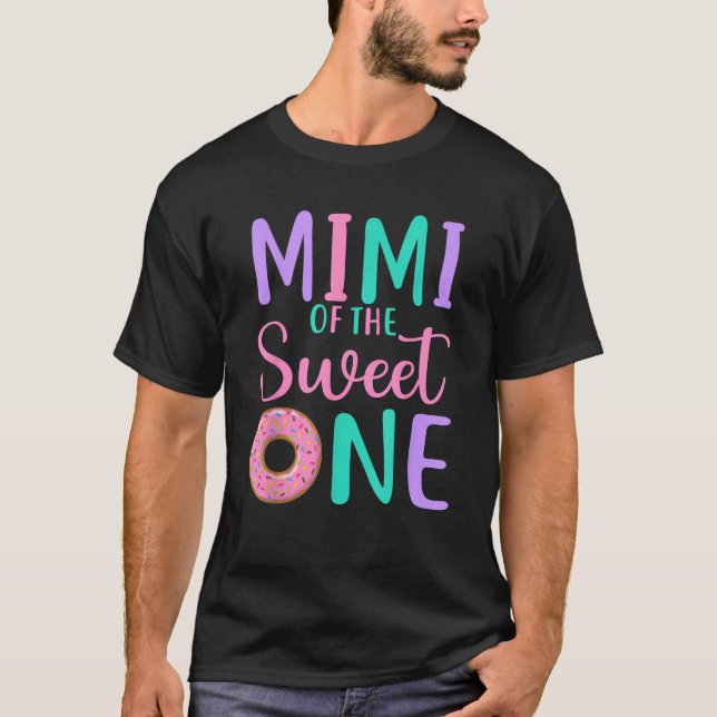 Mimi of the Sweet one Grandma 1st Birthday Girl Do T Shirt (Framsida)