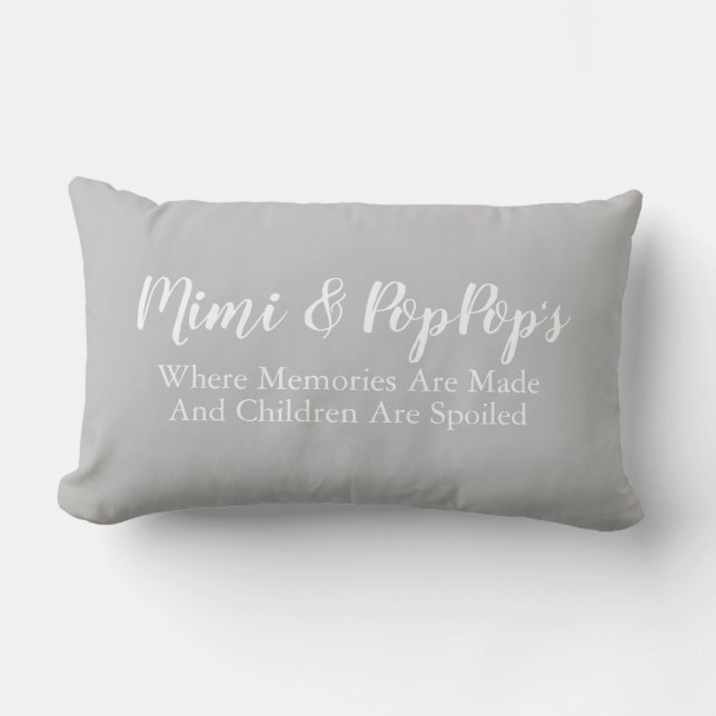 Mimi Pop Ställe Home Grandparent Lumbar Pillow Lumbarkudde (Framsida)