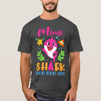 Mimi Shark Mimi Shark Älskare-familjen Mors dag T Shirt