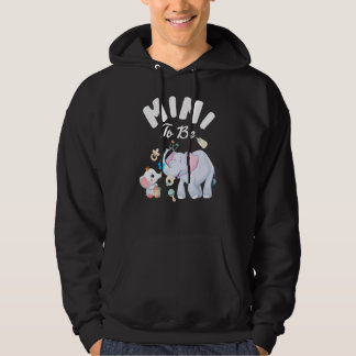 Mimi ska vara elefant babyskare Mors dag Hoodie