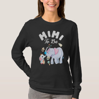 Mimi ska vara elefant babyskare Mors dag T Shirt
