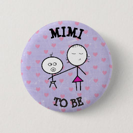 Mimi som är baby showerlilan, knäppas knapp