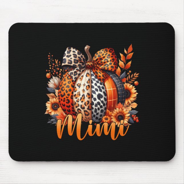 Mimi Thanksgiving Leopard Pumpkin Solrocoquet Musmatta (Framsidan)