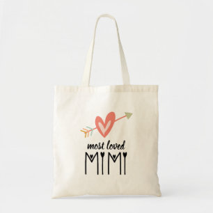 Mimi Tote Bag, som är mest lodrätt Tygkasse