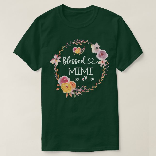 Mimi Women Flower Decor Grand T Shirt (Design framsida)
