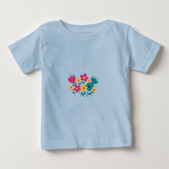 mimimalist flower  t shirt (Framsida)