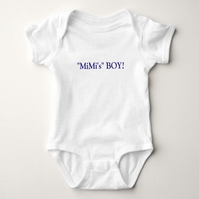 MiMi's BOY! Baby T-Shirt (Framsida)