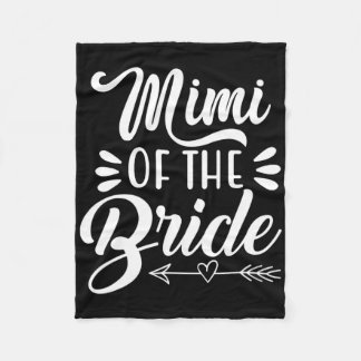 Mimis bröllopsfest för bruden familj brudshow fleecefilt