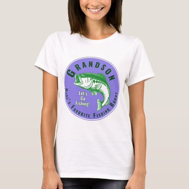 Mimis Favorite Fishing Buddy T Shirt (Framsida)