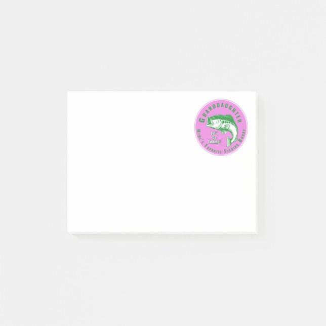 Mimis favoritfiskekompis post-it block (Framsida)