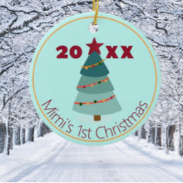 Mimis första julfoto Ornament