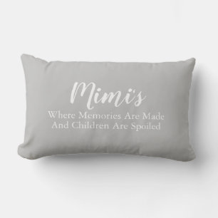 Mimi's Home Memories Grandparent Lumbar Pillow Lumbarkudde