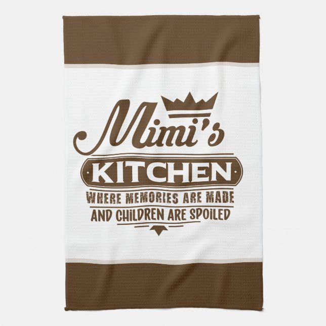 MiMi's kitchen word art  Kökshandduk (Vertikal)