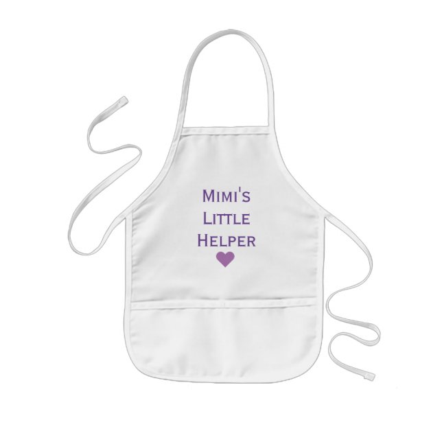 Mimis lilla Helper Barnbarn Kids Apron Barnförkläde (Framsidan)