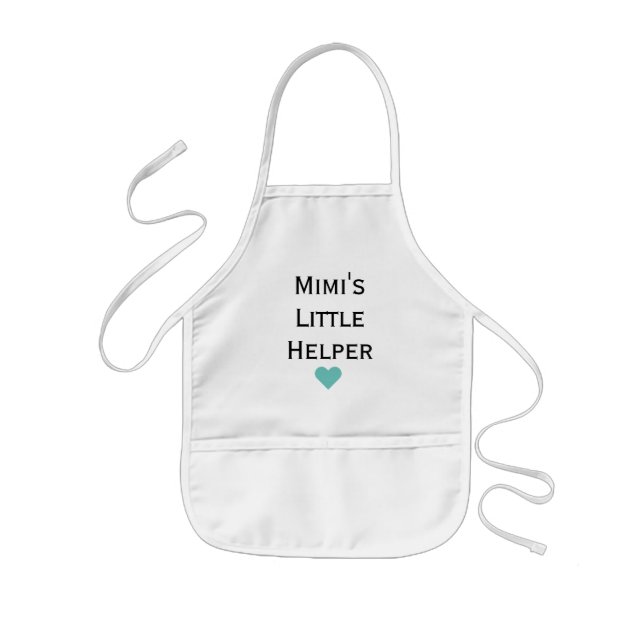 Mimis lilla Helper Barnbarn Kids Apron Barnförkläde (Framsidan)