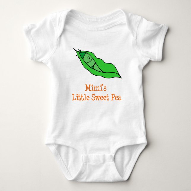 Mimis lilla söta Pea T Shirt (Framsida)