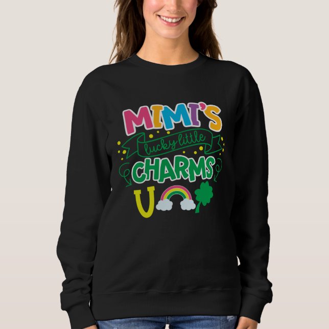 Mimi's Lucky Little Charms C Shamrock T Shirt (Framsida)