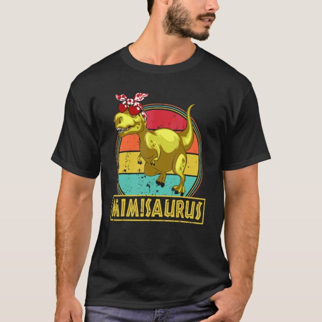 Mimisaurus Dinosaur Rex Mors dag Family Matchi T Shirt (Framsida)