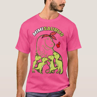 Mimisaurus Mimi 4 Kids Dinosaur Mors dag T Shirt