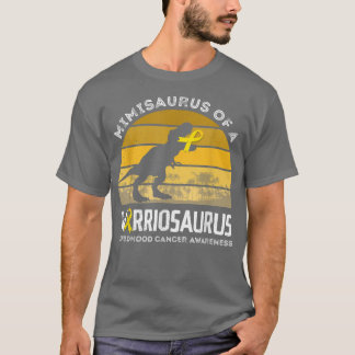 Mimisaurus Mimi av en krigare mot barncancer T Shirt