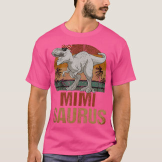 Mimisaurus T Rex Dinosaur Mimi Saurus Mors dag T Shirt