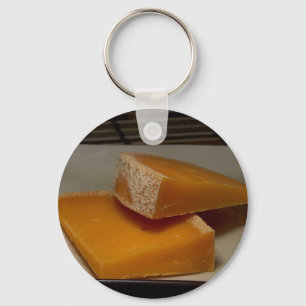 Mimolette ost nyckelring