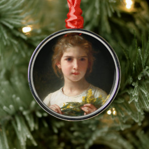 Mimosa av William Bouguereau Julgransprydnad Metall