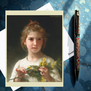 Mimosa av William Bouguereau Vykort