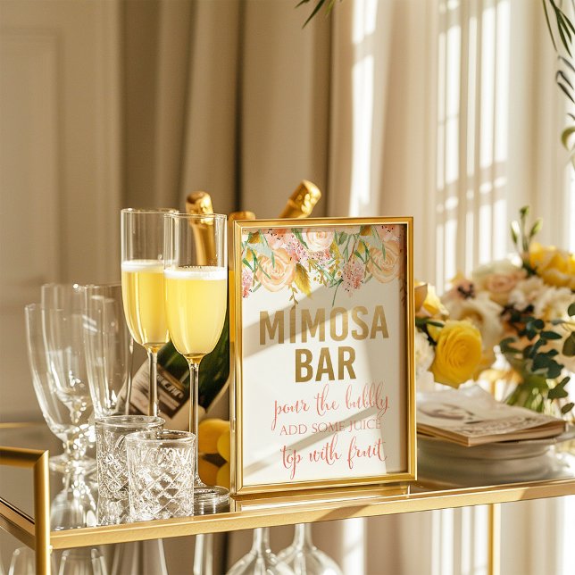 Mimosa Bar Blomskylt Poster (Skapare uppladdad)