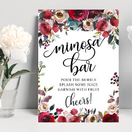 Mimosa Bar Bröllopsfest Poster