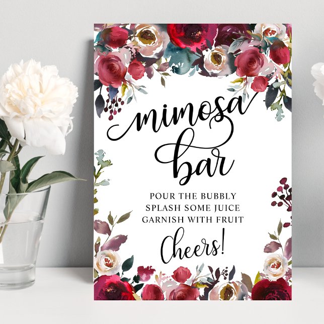 Mimosa Bar Bröllopsfest Poster (Skapare uppladdad)