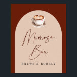 Mimosa Bar Bryggor och Bubbly Bröllopsdusch Poster<br><div class="desc">Mimosa Bar Bryggor och Bubbly Bröllopsdusch Affisch</div>