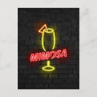Mimosa Cocktail-vykort Vykort