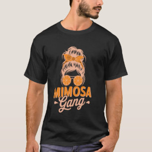 Mimosa Gang Brunch Orange Cocktail Funny Women T Shirt