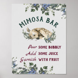 Mimosa Pub Baby Det är Kall utanför babyskabusen Poster