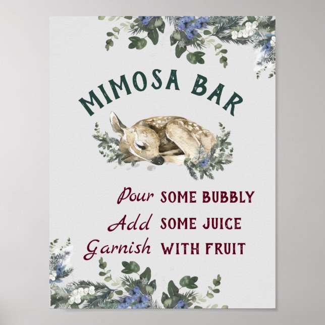 Mimosa Pub Baby Det är Kall utanför babyskabusen Poster (Framsidan)