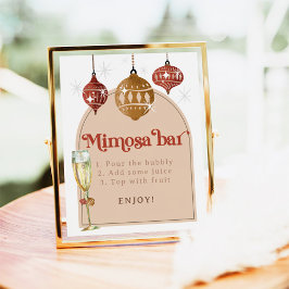 Mimosa Pub Bubly Retro Bauble-Möhippan Poster