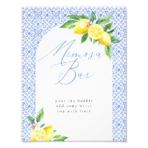 Mimosa Pub Lemon Italienska Blue Tile