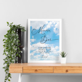 Mimosa Pub på molnet nio Möhippa Poster