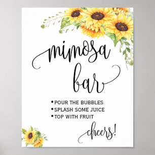 Mimosa pub skriver under möhippa möhippa solblommo poster