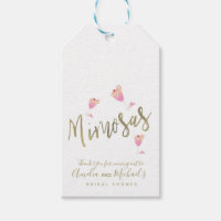 Mimosa Rosa Bröllopsfest Tack Konfetti