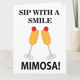 Mimosa Sip med en sjömil Mimosa Kort