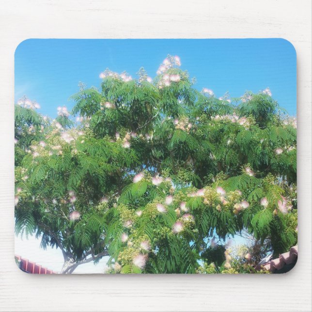 Mimosa Träd Mouse Pad Musmatta (Framsidan)